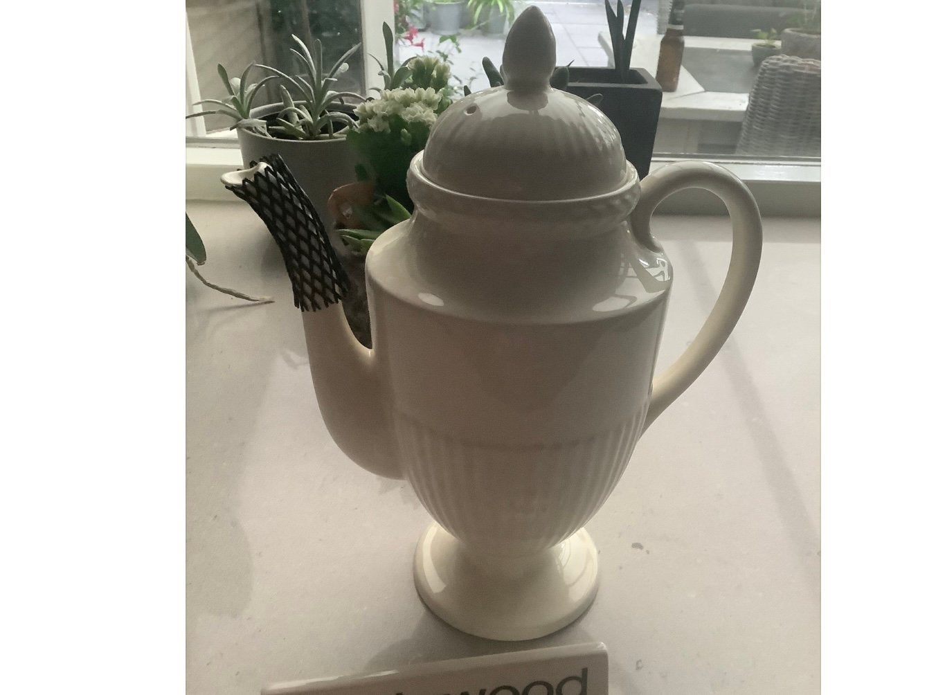 Nieuwe grote koff-/theepot WEDGWOOD EDME, Huis en Inrichting, Keuken | Servies, Overige typen, Nieuw, Ophalen of Verzenden, Wedgwood