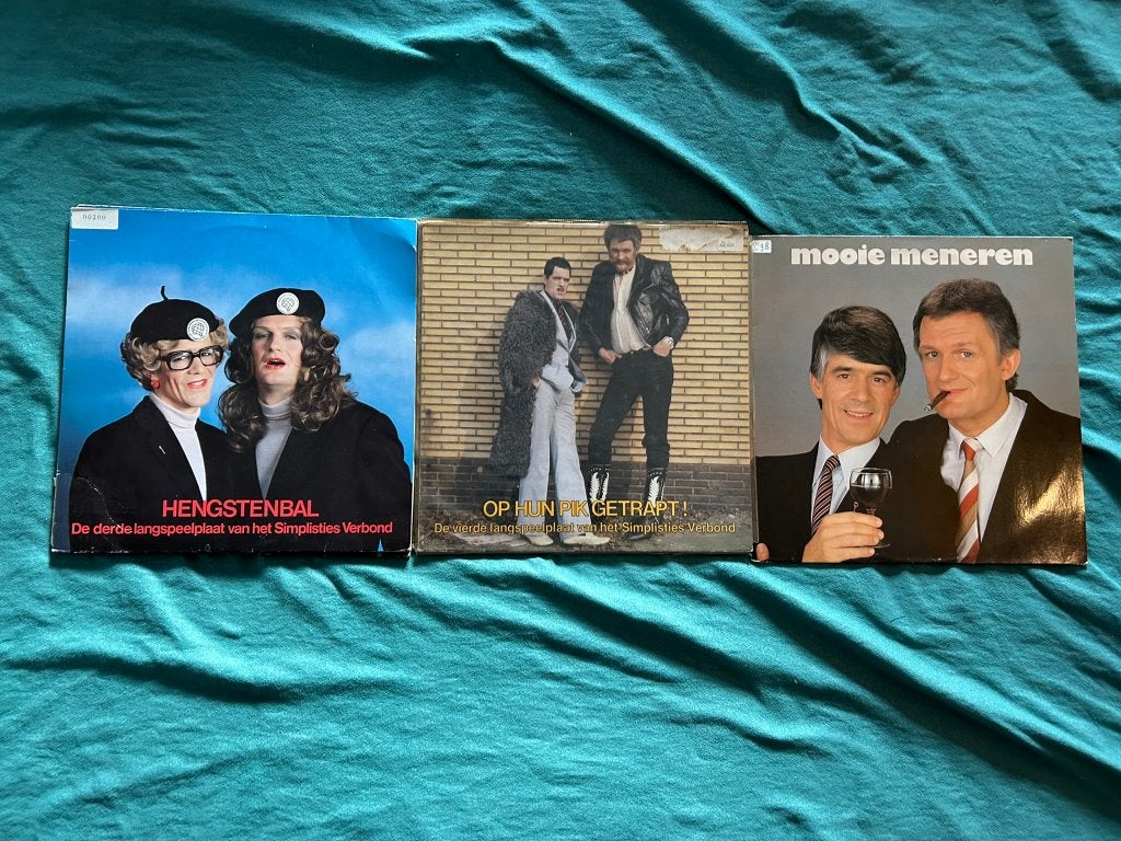 3 LP's Simplisties Verbond (ook per stuk te koop), LP, Gebruikt, Cabaret of Kleinkunst, Ophalen of Verzenden