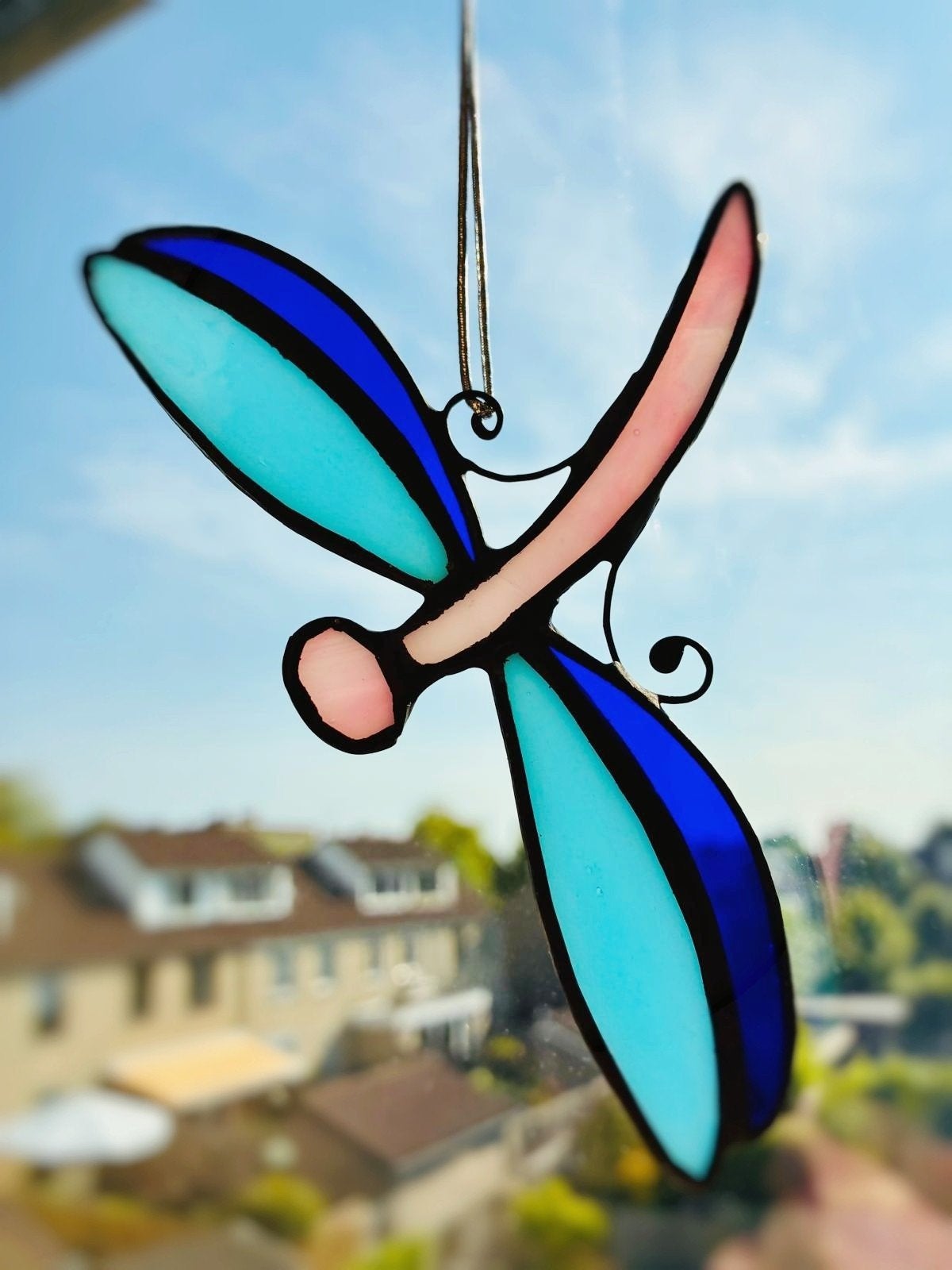 Tiffany  Libelle | Raamhanger, Meerkleurig, Overige stijlen, Nieuw, Ophalen of Verzenden