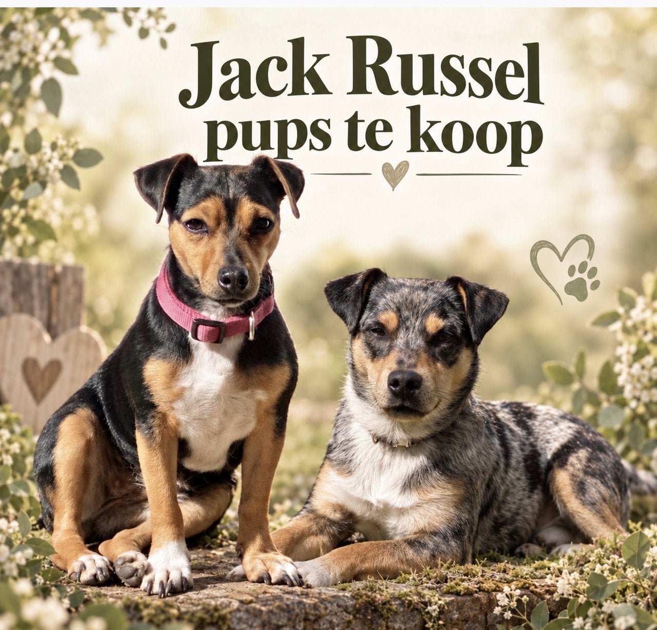 Jack Russel pups geboren 2 okt, Jack Russell Terriër, CDV (hondenziekte), 8 tot 15 weken, Meerdere