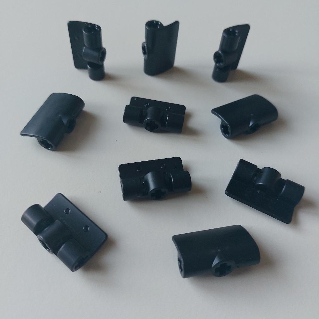12 technic Lego paneel gebogen 2x3x1 zwart, Ophalen of Verzenden, Zo goed als nieuw, Technic, Duplo