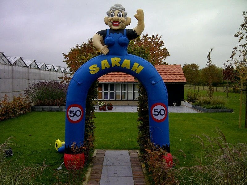 sarah feestboog te huur, Ophalen, Zo goed als nieuw, Abraham of Sarah