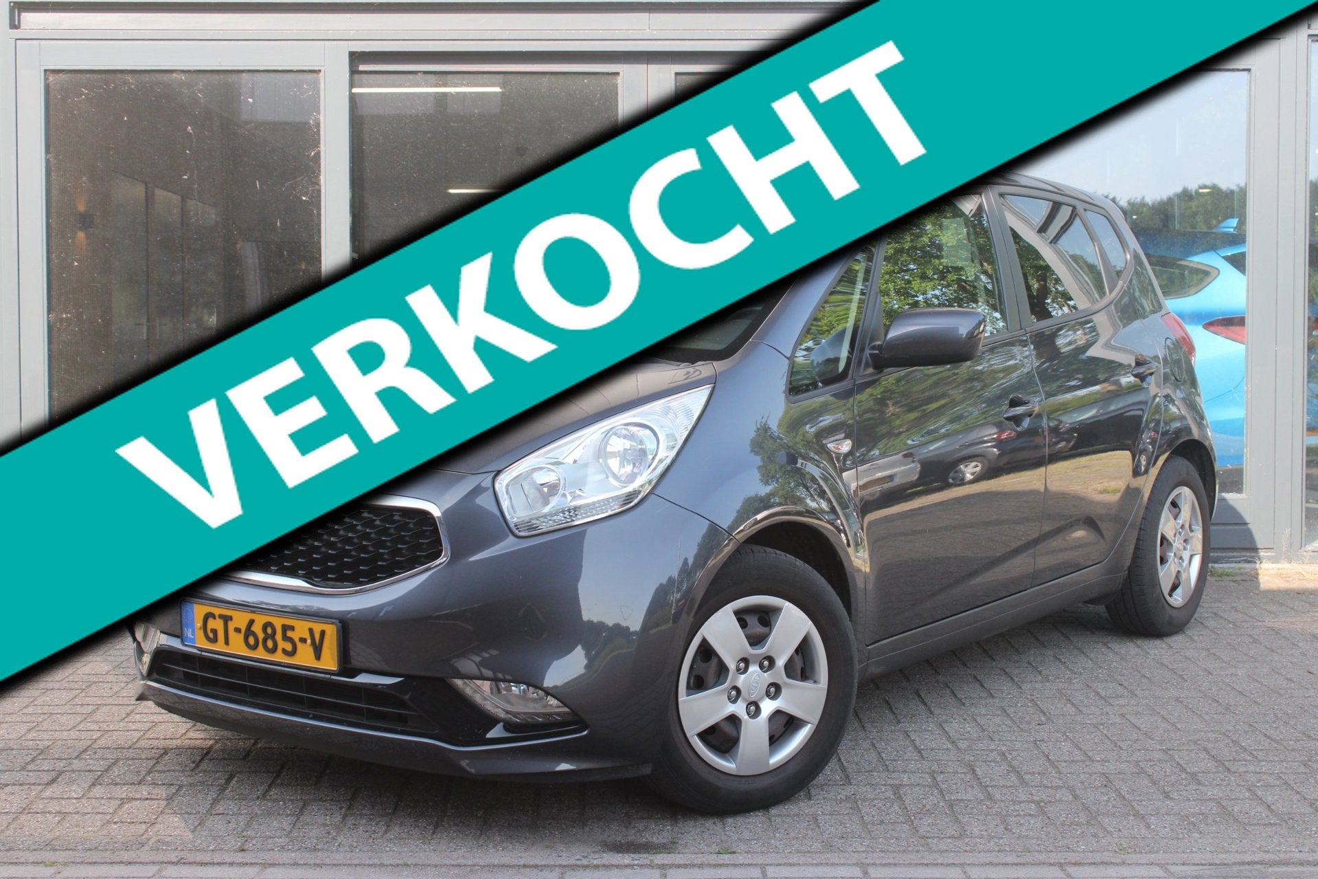 Kia Venga 1.6 CVVT DynamicLine | Cruise-Control | Telefoonvo, Auto's, Gebruikt, 4 cilinders, 1197 kg, Origineel Nederlands