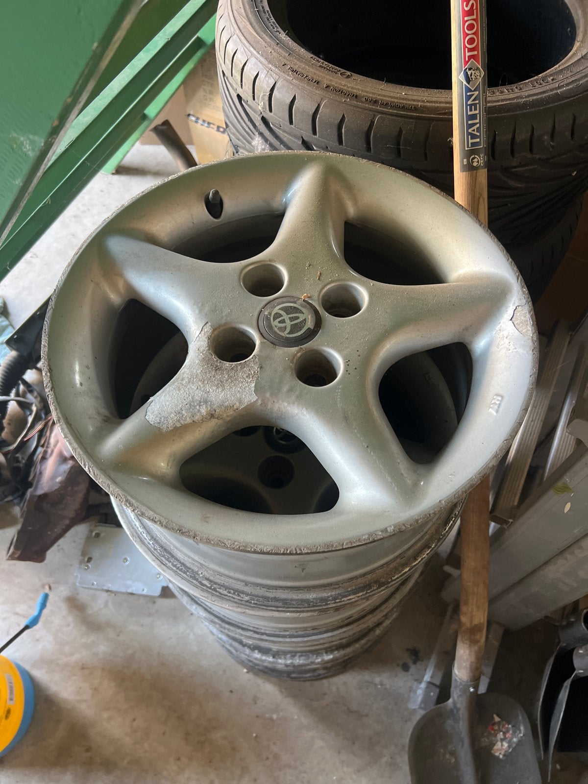 15 inch Toyota Velgen 4x100 - Gebruikt, Ophalen, Gebruikt, 15 inch, Velg(en)