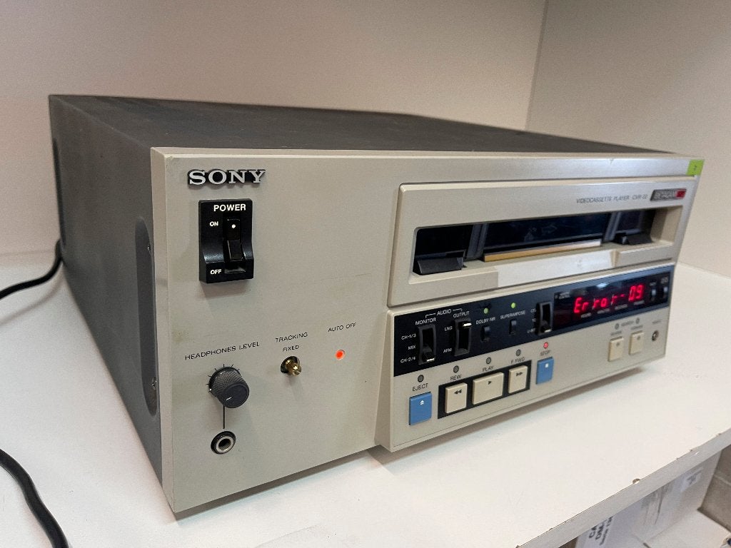 AMPEX CVR-22 Betacam-Video Player (Cassette zit vast in), N, Betamax-speler of -recorder, Ophalen of Verzenden, N