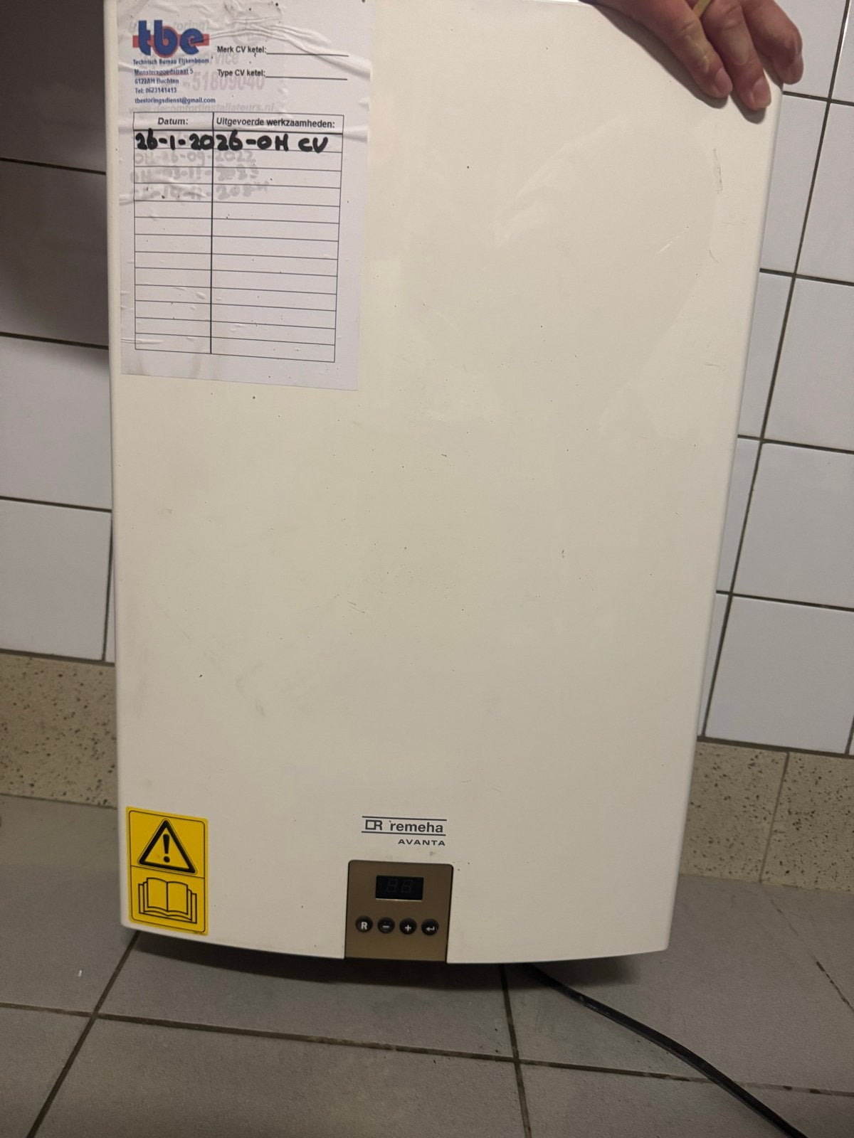 Remeha Avanta 35c CV-ketel - Zo goed als nieuw, Hoog rendement (Hr), Cv-ketel of Combi-ketel, Ophalen of Verzenden, Zo goed als nieuw
