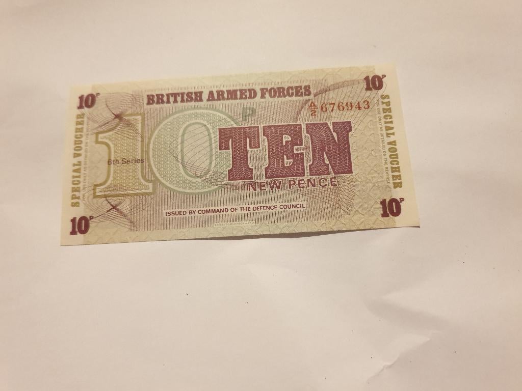 2538 british armed forces 10 new pence, Verzenden, Overige landen