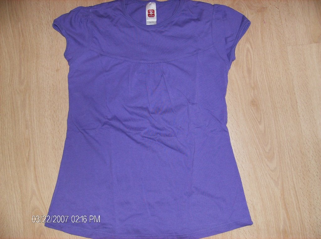 leuk paars T shirt, Ophalen of Verzenden, Zo goed als nieuw, Meisje, Shirt of Longsleeve