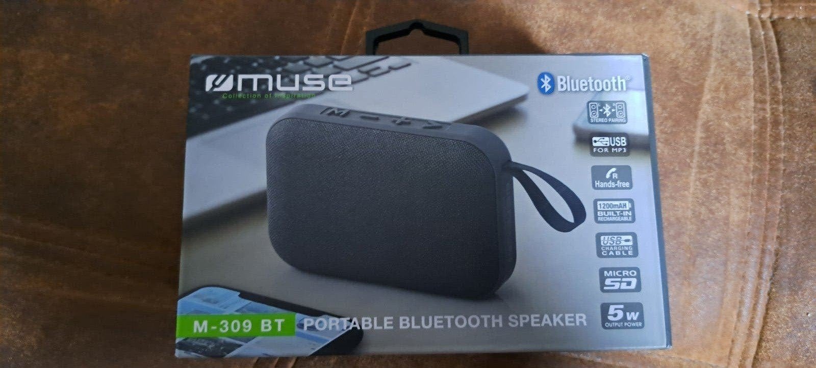 Nieuwe Muse M-309 BT Draagbare Bluetooth Speaker 5W, Overige merken, Nieuw, Ophalen of Verzenden, Draagbare speaker