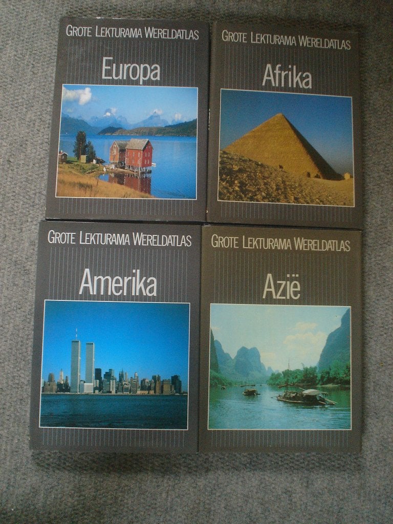 Europa, Afrika, Azie, Amerika, Verzenden, Lekturama, 1800 tot 2000, Wereld