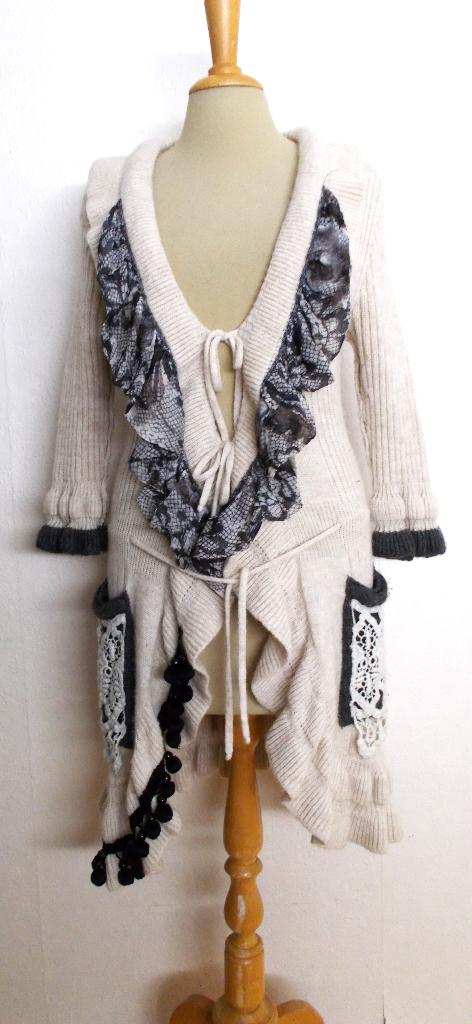Prachtig baby Alpaca wollen vest van Elisa Cavaletti! M, Verzenden, Zo goed als nieuw, Maat 38/40 (M), Beige