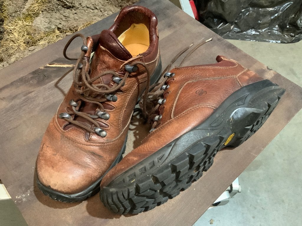 Hanwag leren heren wandelschoen maat 42.5, Ophalen, Zo goed als nieuw, Schoenen
