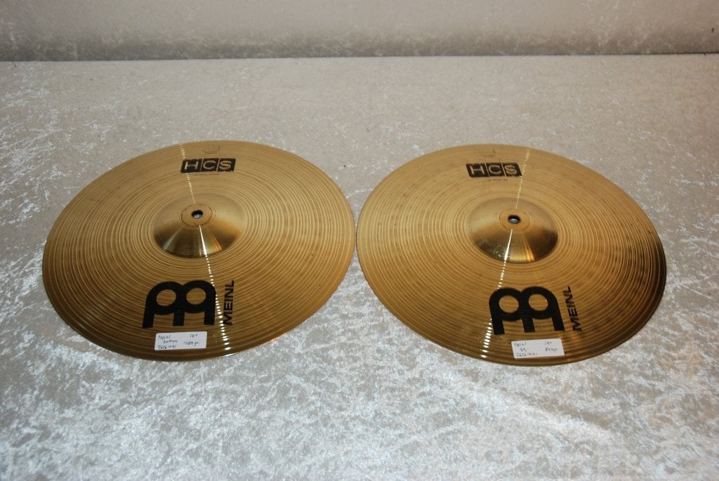 Meinl HCS hihat bekkens 840/1089gr 14 inch  <26261041>, Muziek en Instrumenten, Gebruikt, ., Drums of Percussie, Ophalen of Verzenden