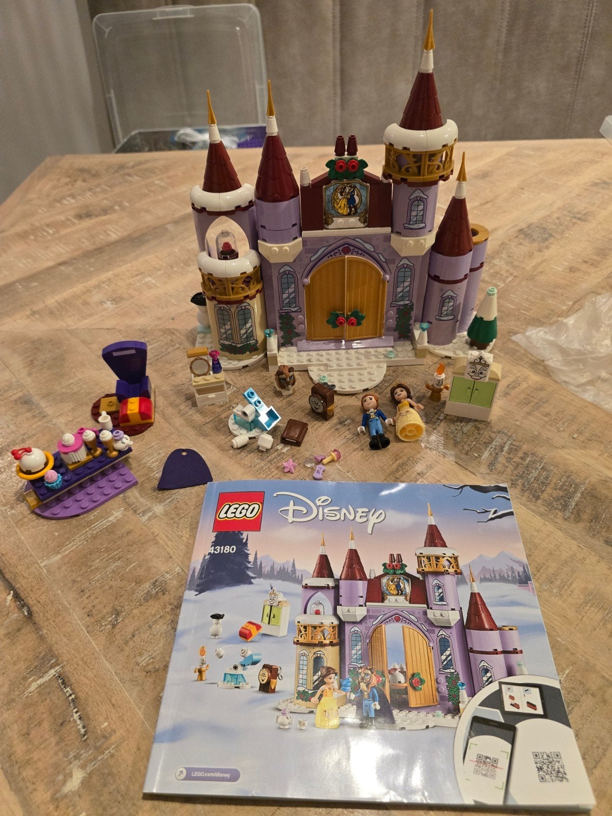 lego princess belle beauty and the beast kasteel 43180, Ophalen of Verzenden