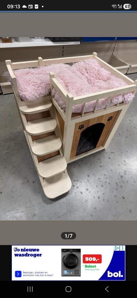 Chihuahua huis, Ophalen