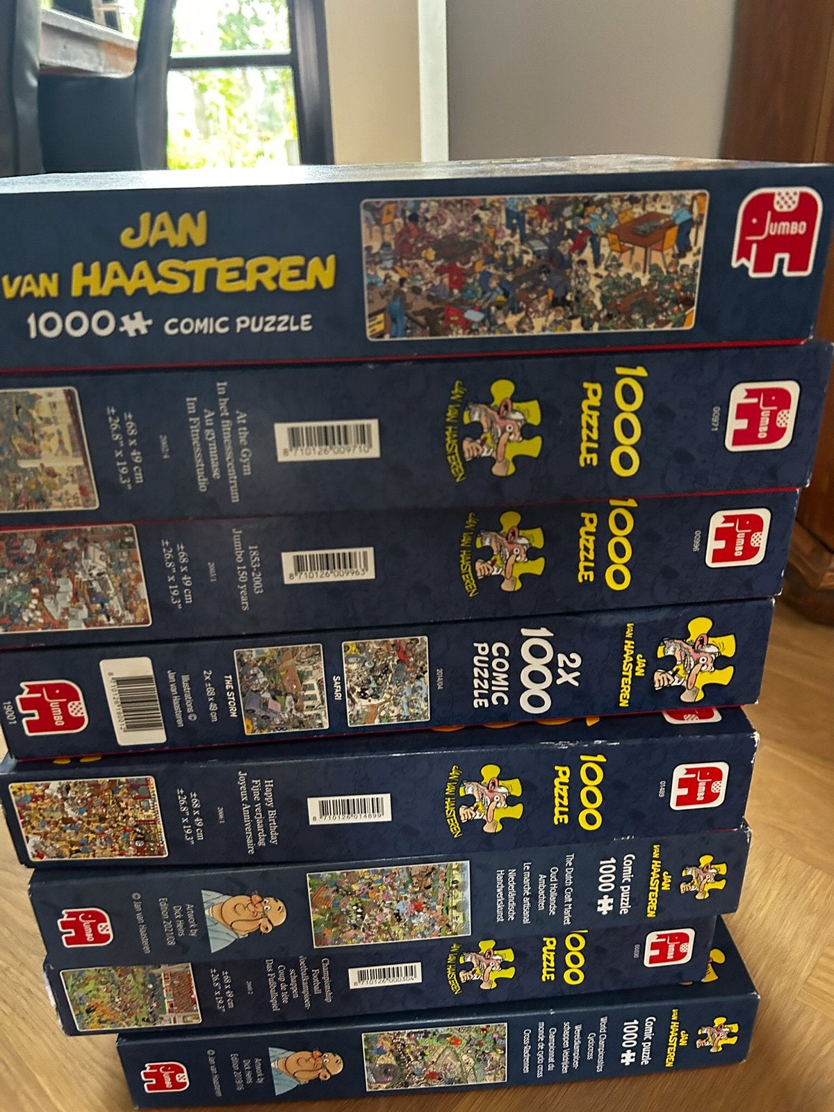 Jan van Haasteren puzzels, Ophalen, 500 t/m 1500 stukjes, Gebruikt