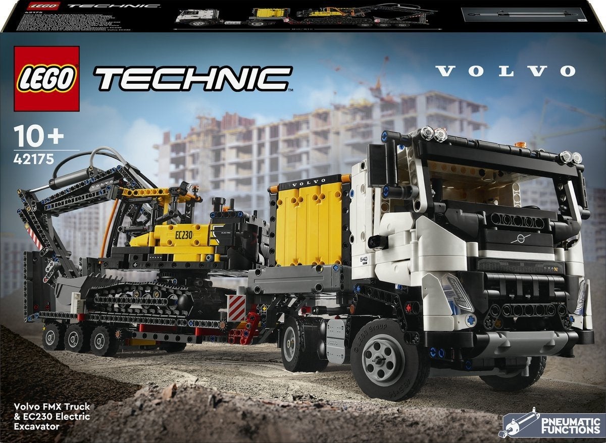 LEGO Technic 42175 Volvo FMX Truck & EC230 Graafmachine, Ophalen of Verzenden