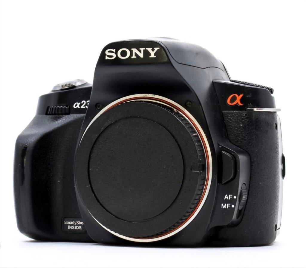 Sony Alpha A230 spiegelreflexcamera + 2 lenzen, Ophalen of Verzenden, Gebruikt, Spiegelreflex, Overige Merken