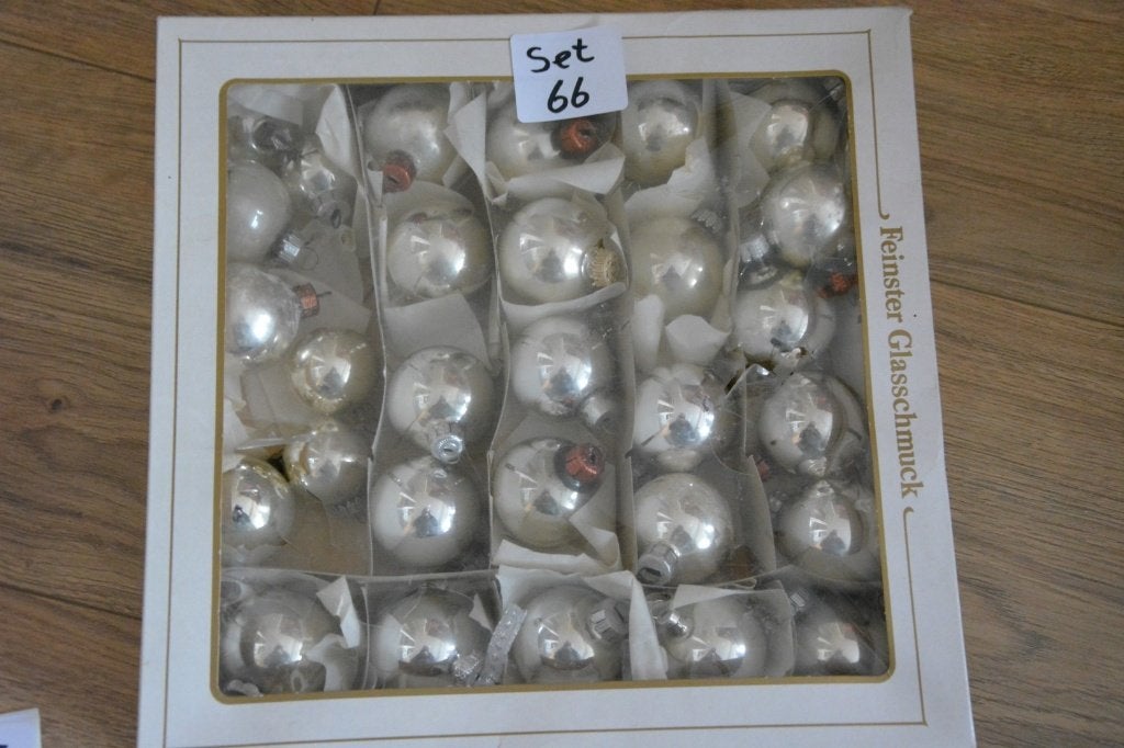 Doos met kerstballen, set 66, Ophalen of Verzenden, Zo goed als nieuw
