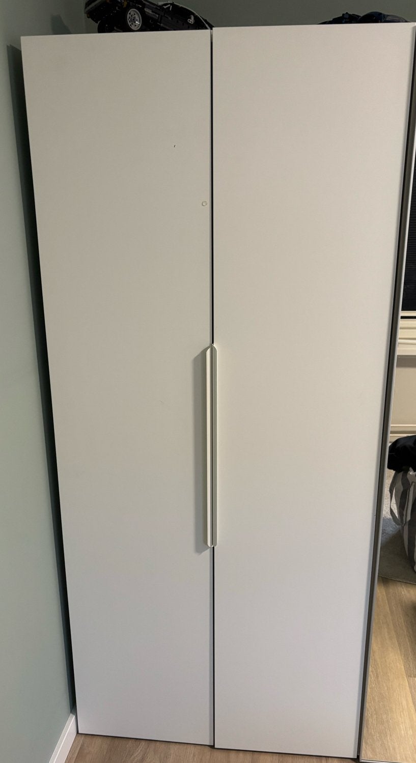 Witte kledingkast, Ophalen, Overige materialen, Gebruikt, 50 tot 100 cm
