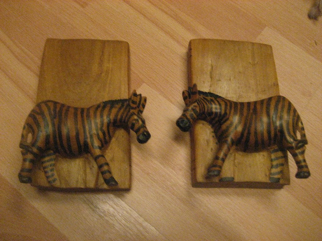 zebra boekensteunen, Ophalen, Gebruikt, Overige soorten, Beeldje of Figuurtje