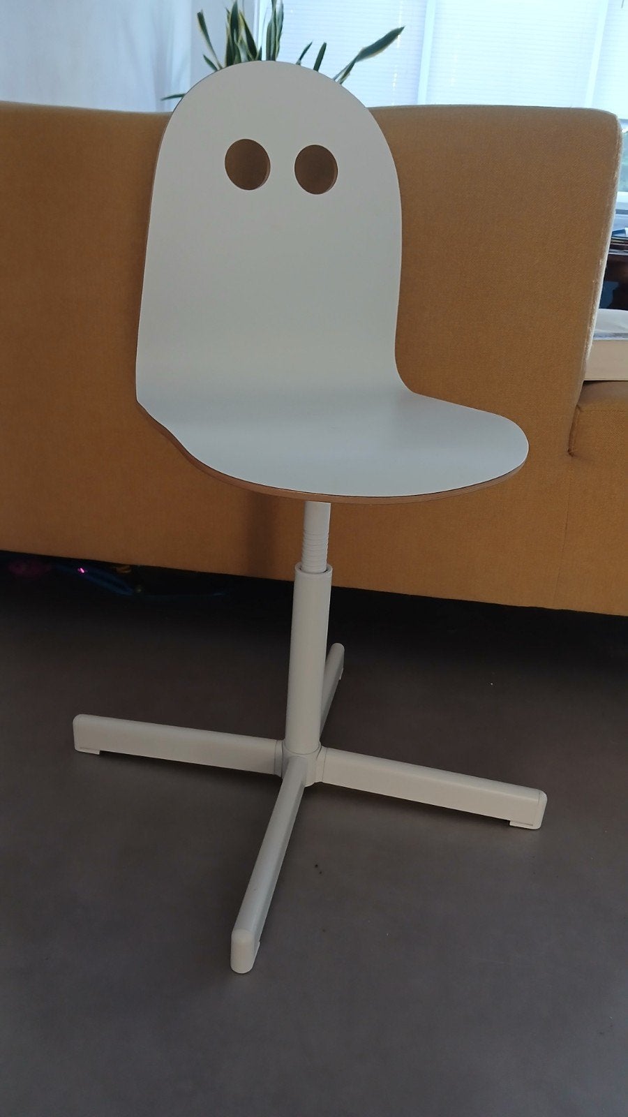 IKEA SIBBEN/VALFRED Bureaustoel voor kinderen, wit, Kinderen en Baby's, Kinderkamer | Tafels en Stoelen, Ophalen, Stoel(en)
