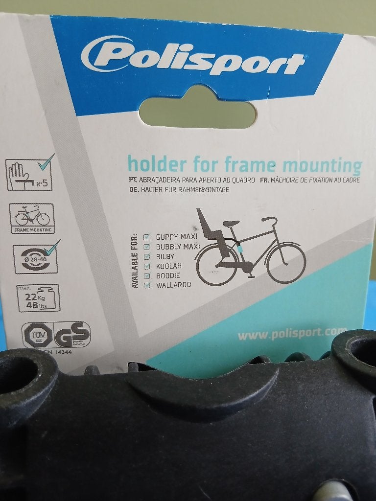 polisport bevestiging fietszitje, Fietsen en Brommers, Ophalen, Nieuw, 1 kind, Overige merken