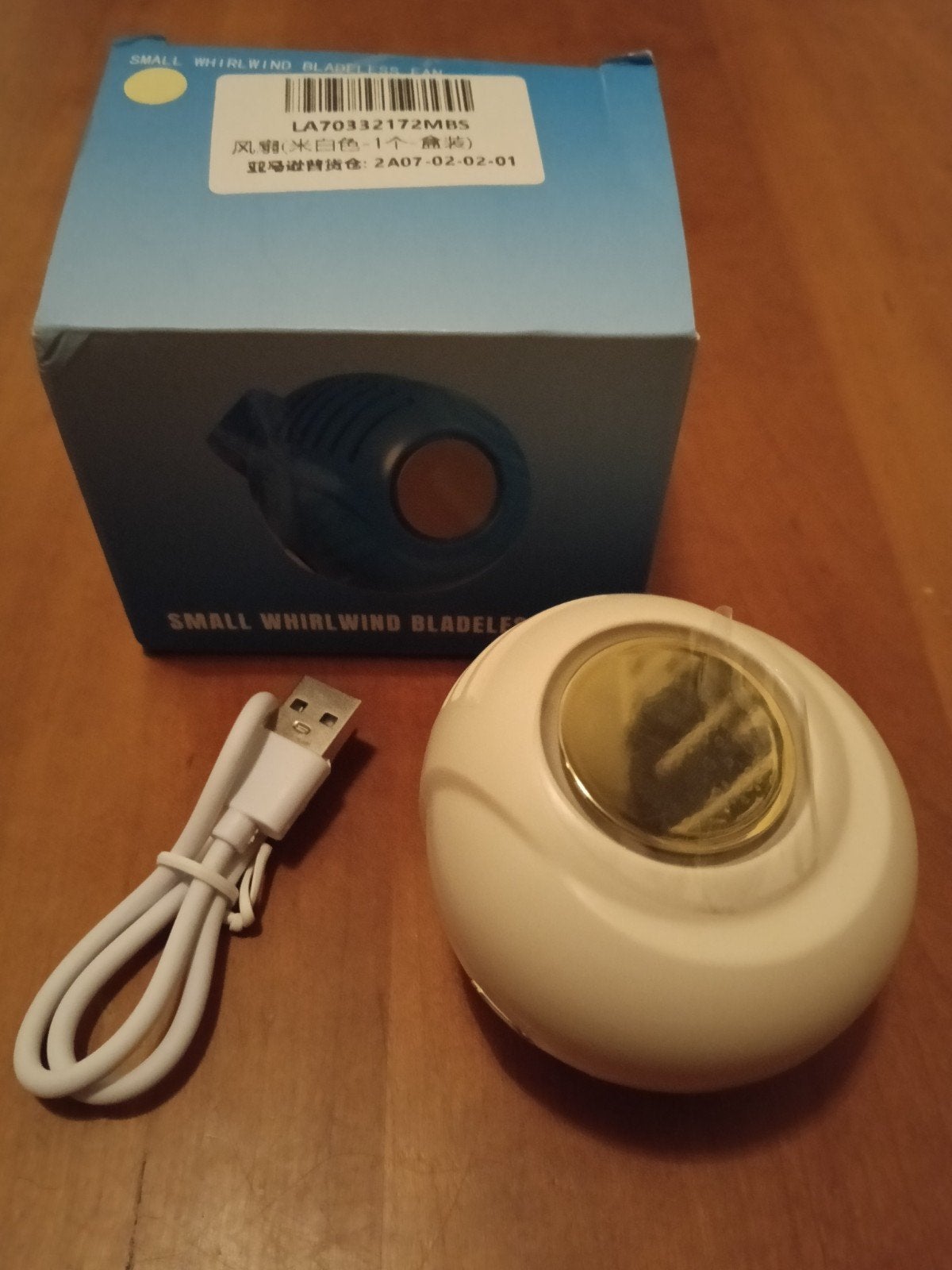 Kleine draagbare bladeless ventilator, Ophalen of Verzenden, Nieuw, Tafelventilator