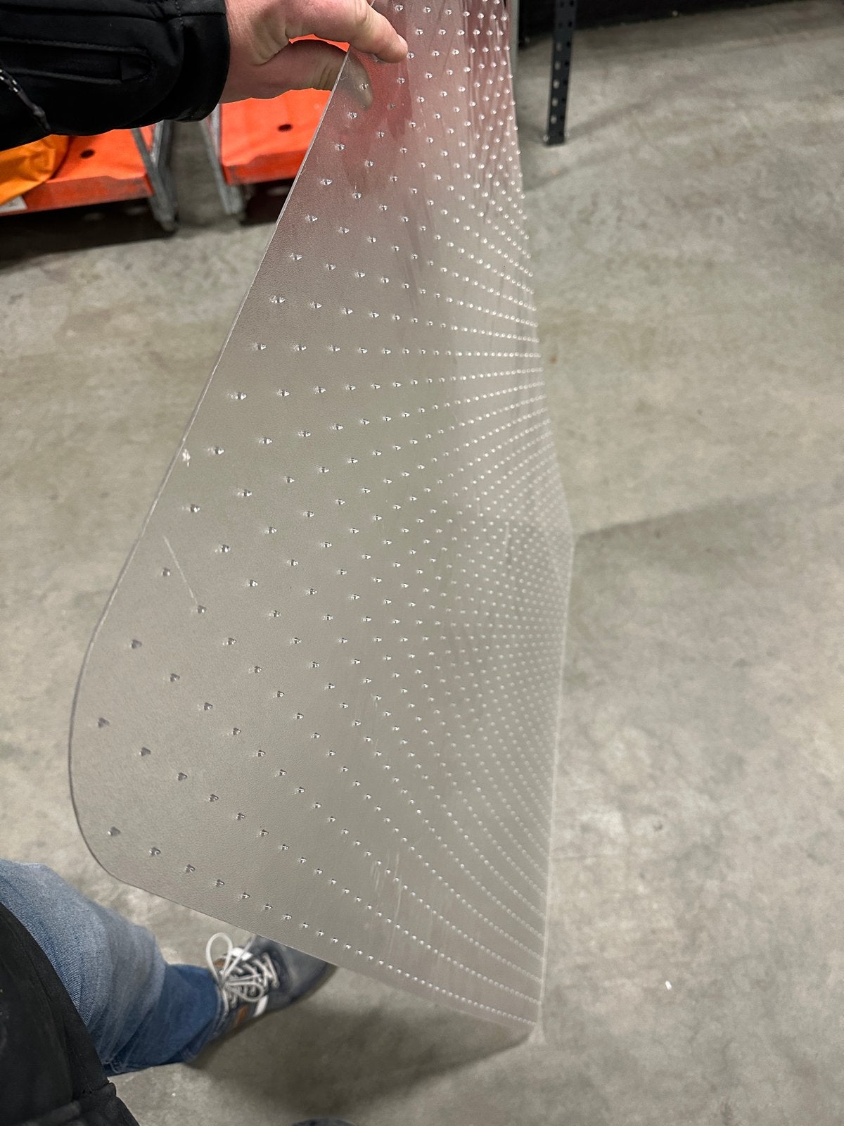 Transparante Vloerbeschermer voor Tapijt vloerbedekking, Ophalen, 100 tot 150 cm, Nieuw, 50 tot 100 cm