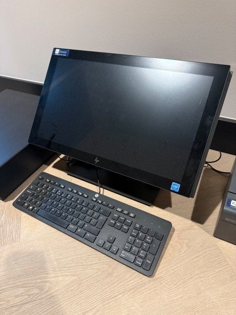 HP PC met touchscreen met kassalade en bonnenprinter, Ophalen, Gebruikt, 32 GB, Onbekend