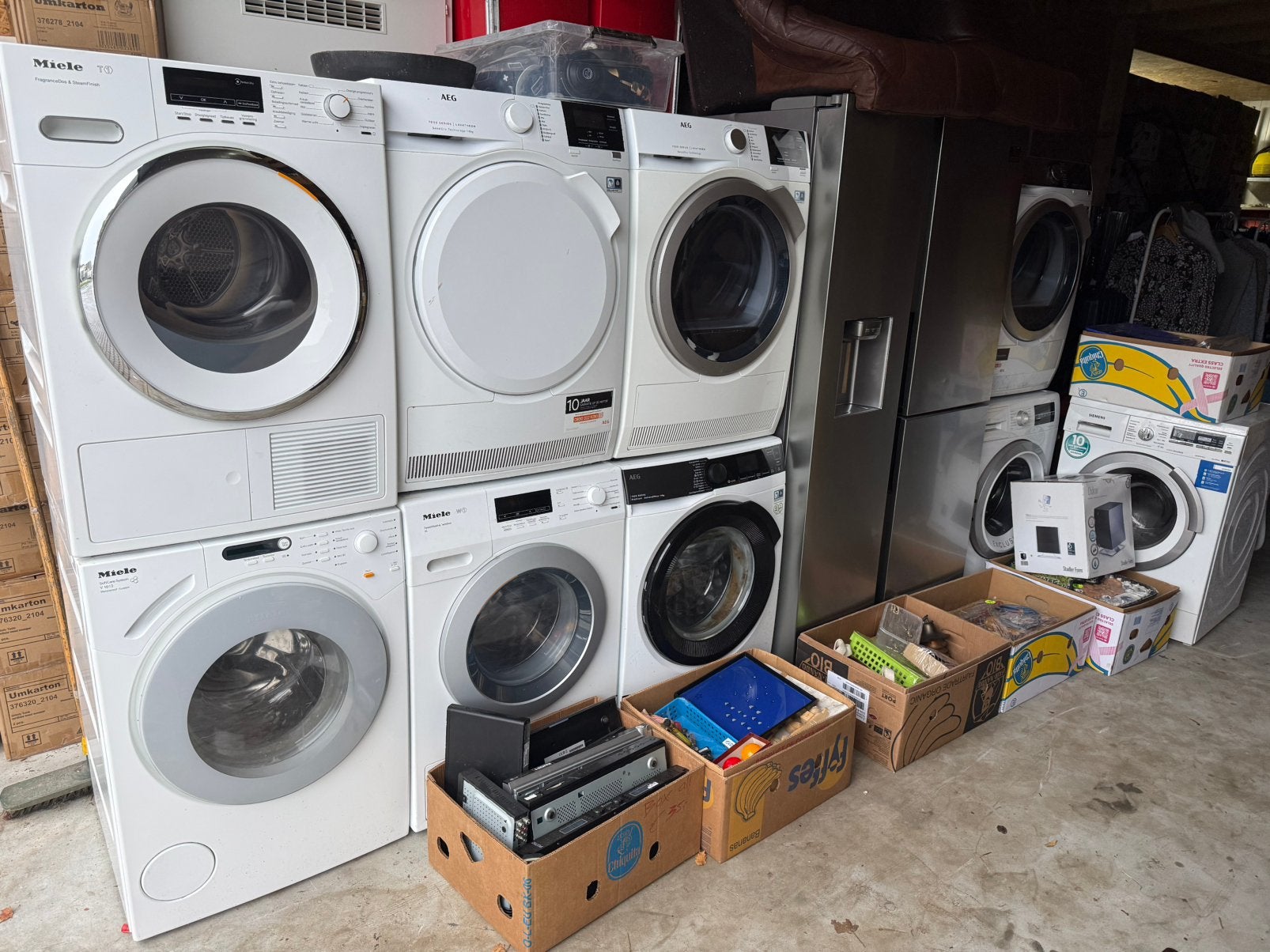 Partij wasmachines, Ophalen of Verzenden, Zo goed als nieuw, 1200 tot 1600 toeren, 90 tot 95 cm