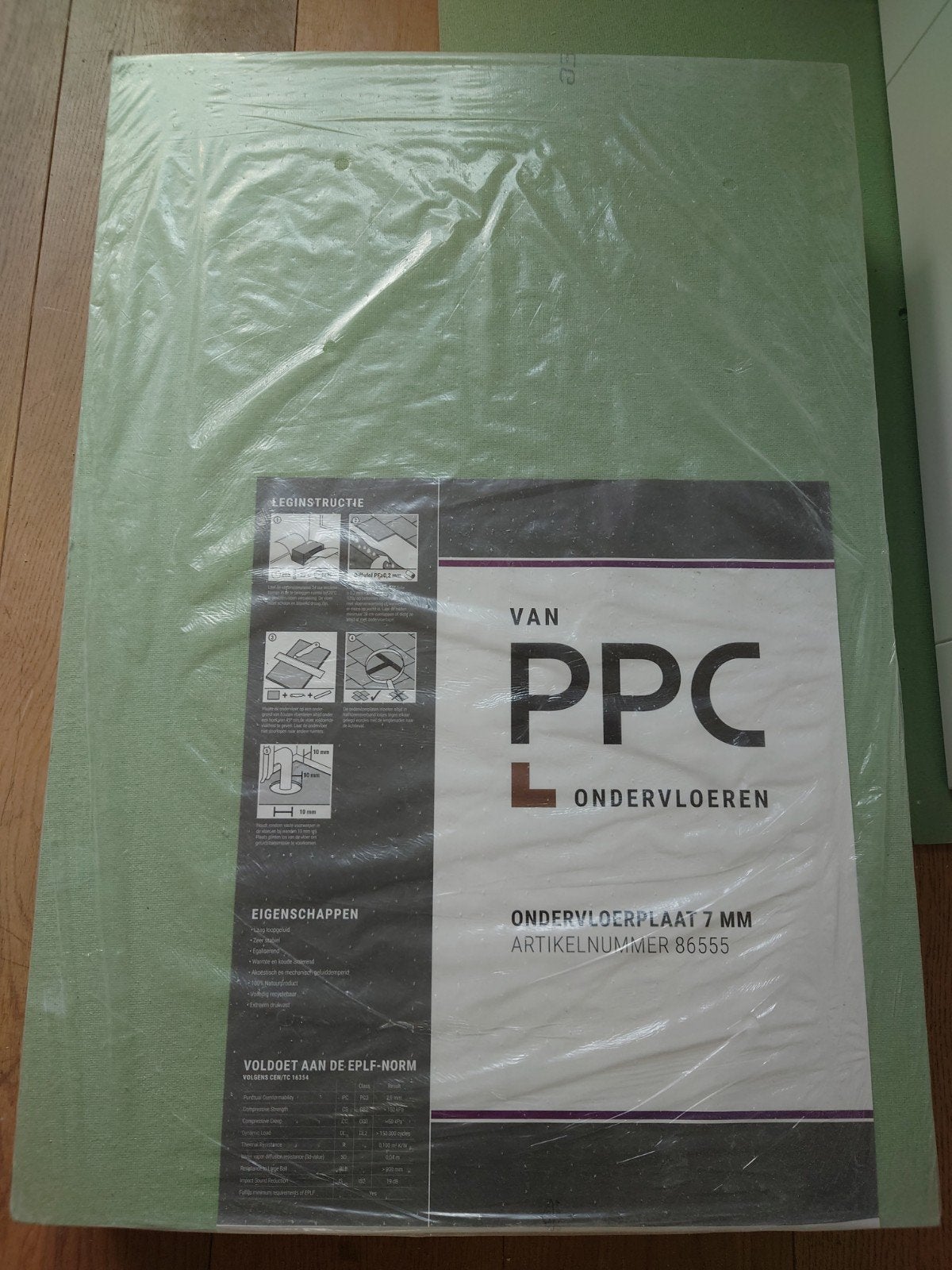 Ondervloerplaten 7mm PPC - 10 m² (20 platen), Ophalen, Nieuw
