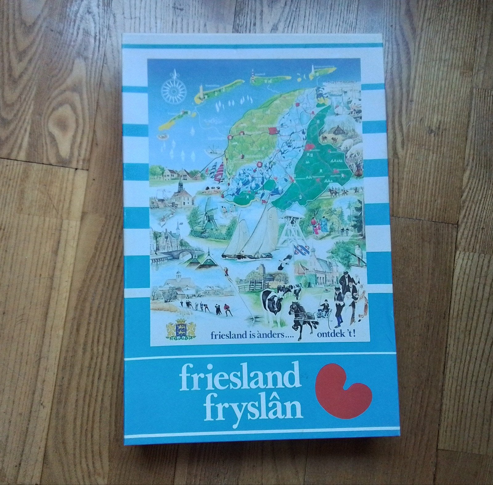 puzzel van Friesland 1200 stukjes, Hobby en Vrije tijd, Denksport en Puzzels, Ophalen, 500 t/m 1500 stukjes, Zo goed als nieuw