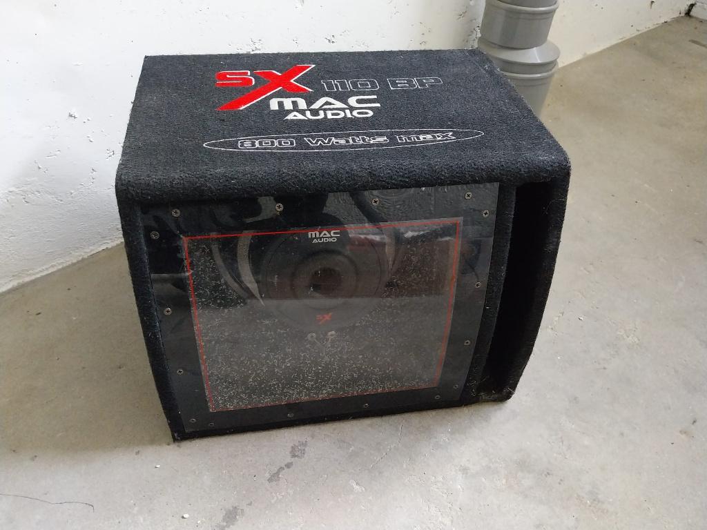 800W subwoofer, Ophalen, Gebruikt
