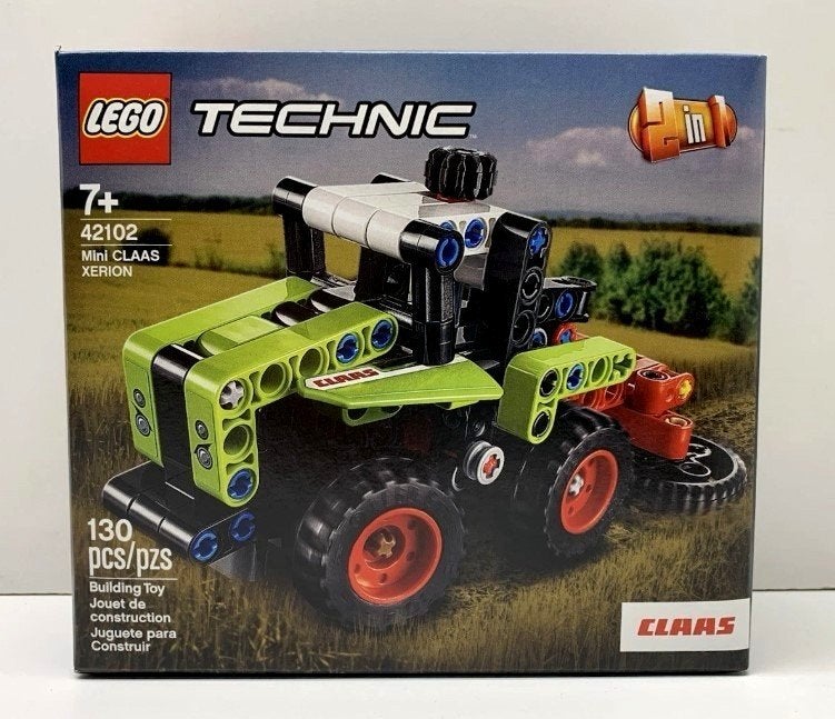 Lego Technic 42102 Mini Claas Xerion, Inclusief instructies, Lego, Ophalen of Verzenden, Zo goed als nieuw