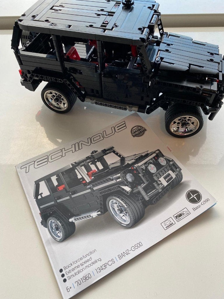 Mercedes G500 Techinove lepin, Ophalen of Verzenden, Zo goed als nieuw, Lego