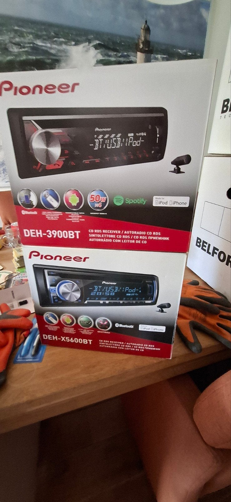 Pioneer autoradio : DEH-3900BT, Auto diversen, Ophalen of Verzenden, Nieuw