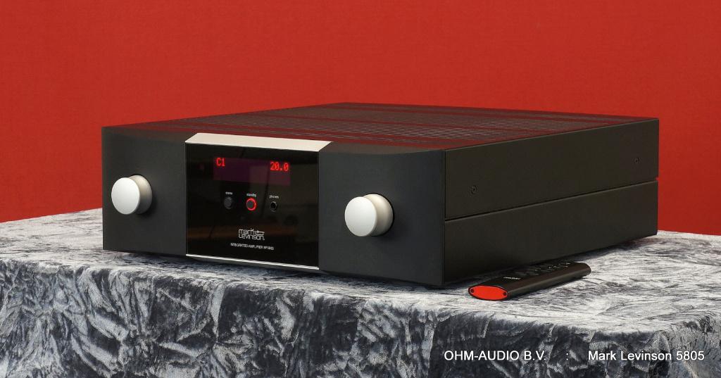 Mark Levinson 5805, Geintegreerde versterker, DAC/Phono, OCC, Ophalen of Verzenden, Zo goed als nieuw, Overige merken
