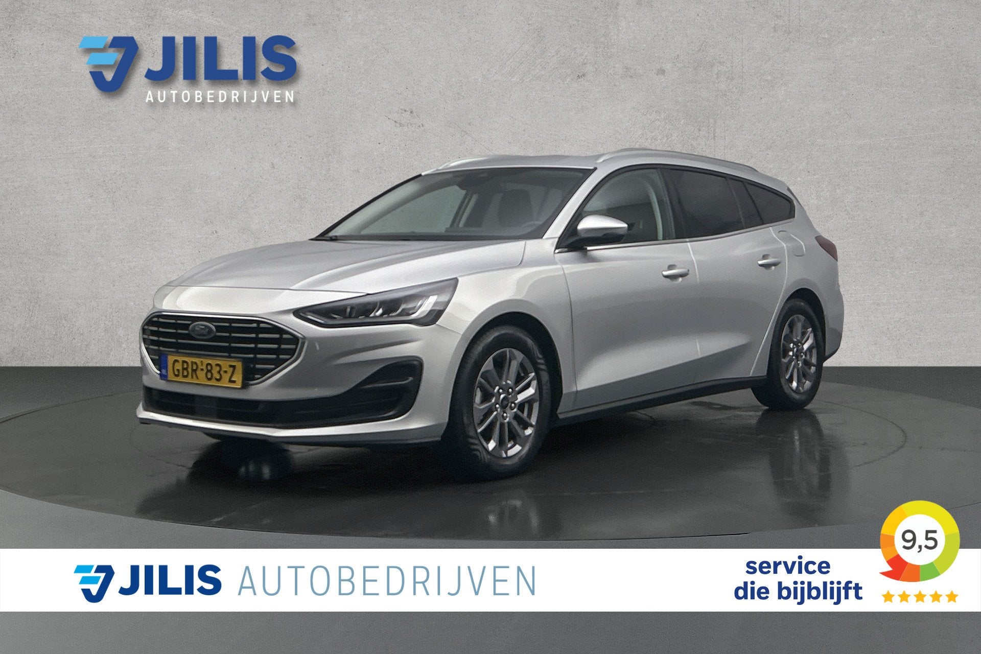 Ford FOCUS Wagon 1.0 EcoBoost Hybrid Titanium | Apple Carpla, Stof, Gebruikt, Met garantie (alle), Origineel Nederlands