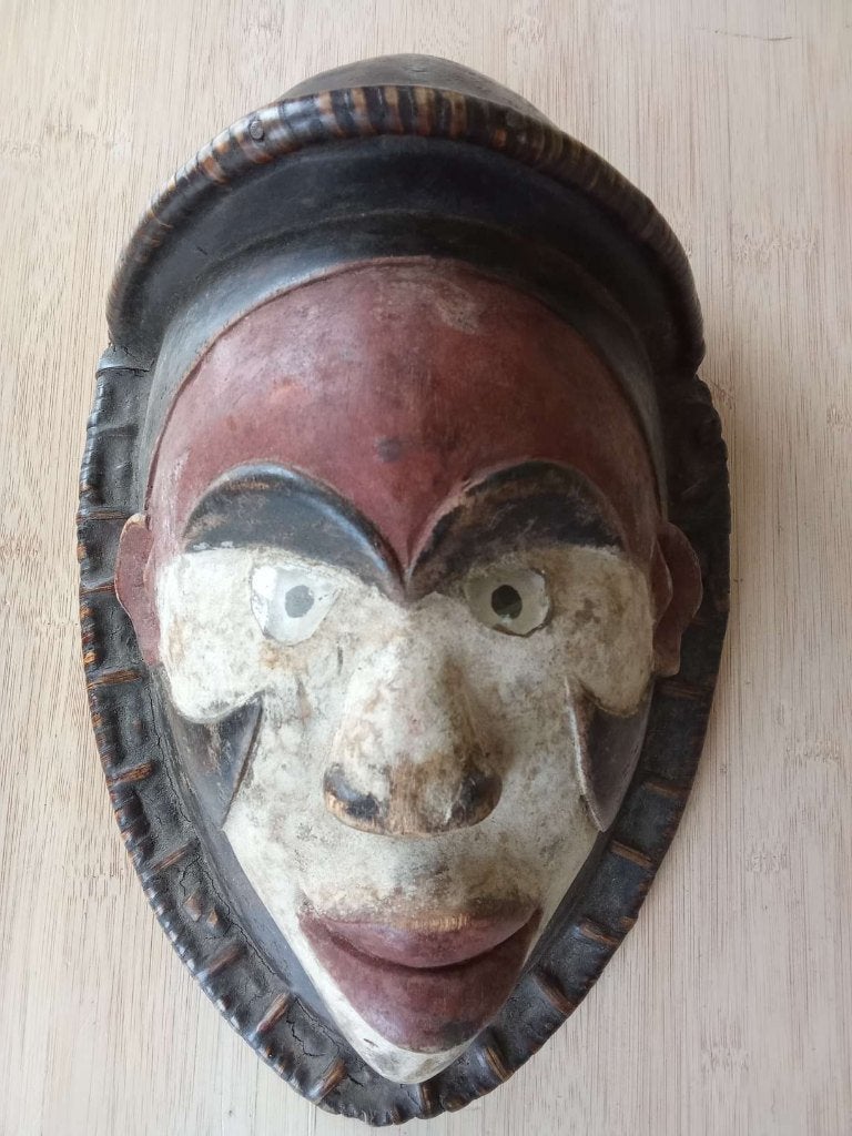 Afrikaanse maskers de Songye groep Congo - Kinshasa (14)., Hout, Afrika, Masker, Ophalen of Verzenden