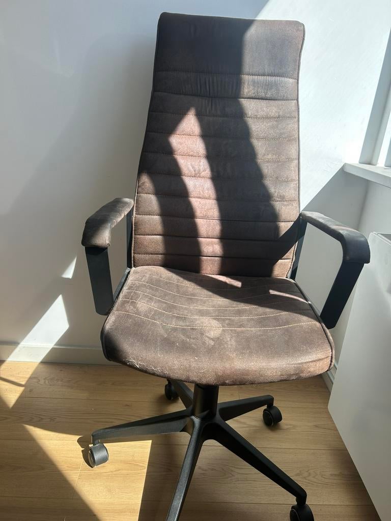 Gratis af te halen, Huis en Inrichting, Bureaustoelen, Ophalen, Gebruikt, Bruin, Bureaustoel
