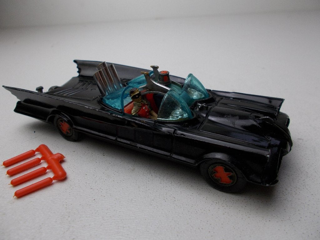 1967 Corgi Toys 267 BATMOBILE (Hoogglans!) + FIGUURTJES! (B), Ophalen of Verzenden, Zo goed als nieuw, Auto, Corgi