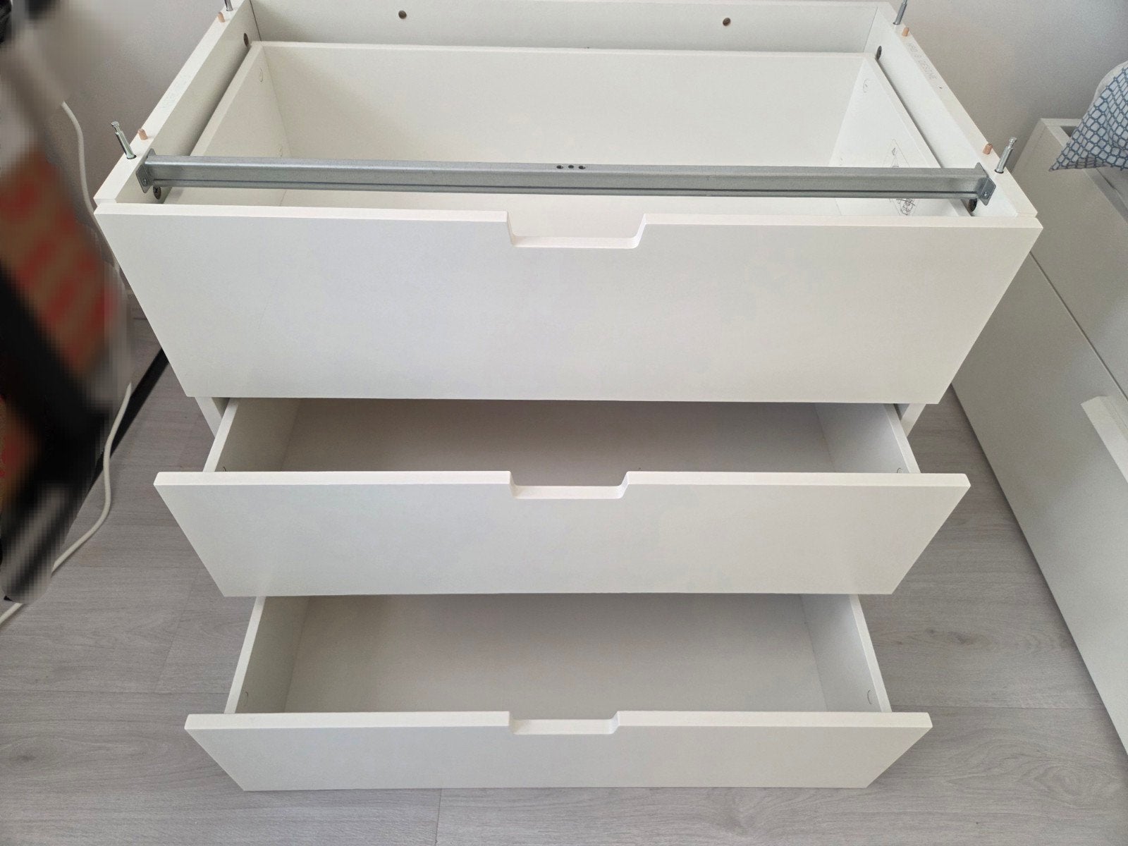 Nordli (ikea) modulaire kast 3 lades, Ophalen, 50 tot 100 cm, Zo goed als nieuw, 3 of 4 laden