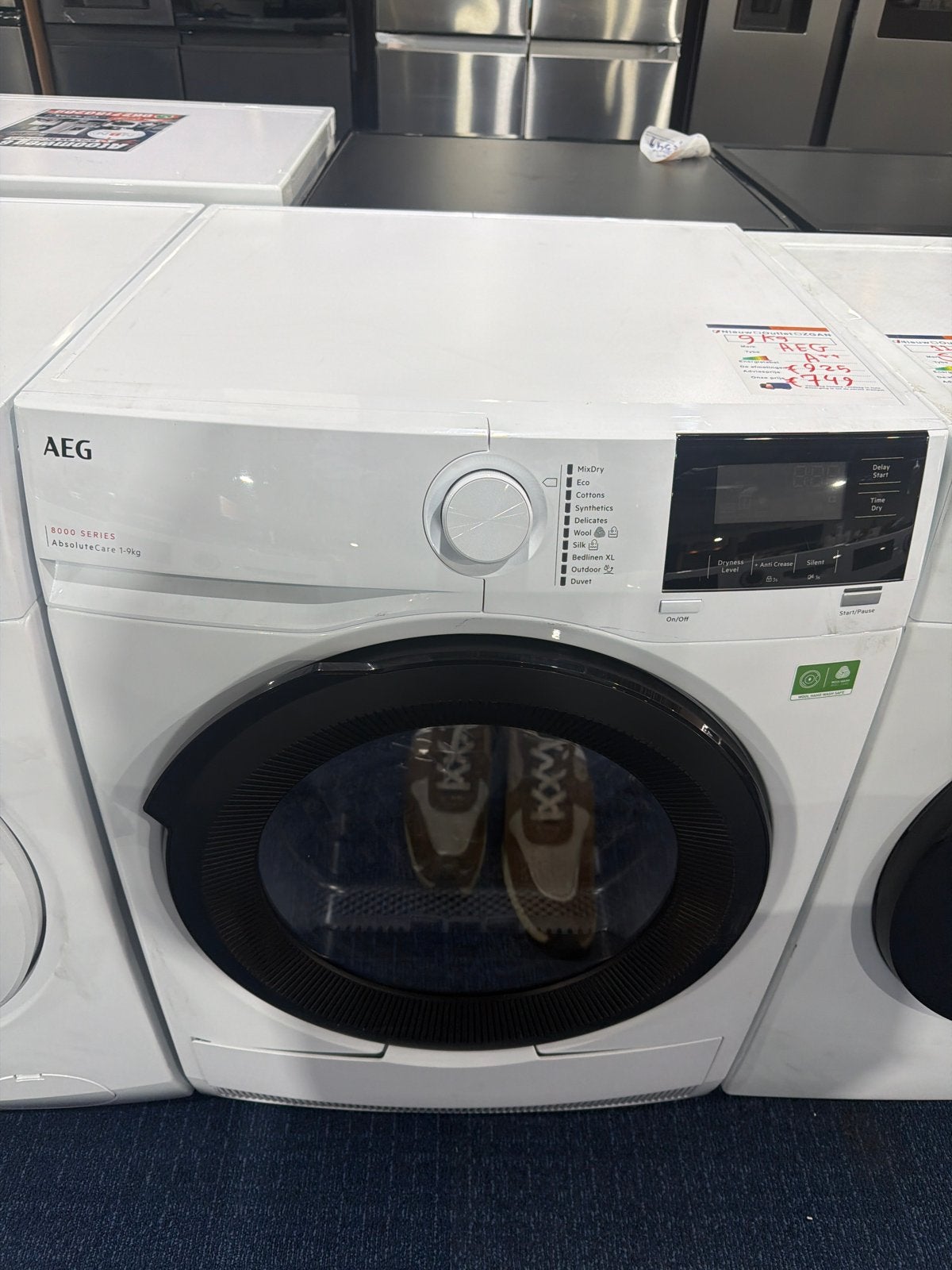 AEG 9 kg  A+++ Droger 8000 serie - Nieuwstaat, Witgoed en Apparatuur, Wasdrogers, Overige typen, 8 tot 10 kg, Nieuw, Ophalen of Verzenden