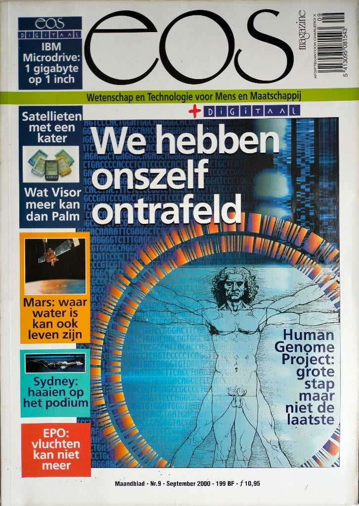 Maandblad EOS 2000 (twee stuks totaal), Boeken, Tijdschriften en Kranten, Verzenden, Gelezen, Wetenschap en Natuur