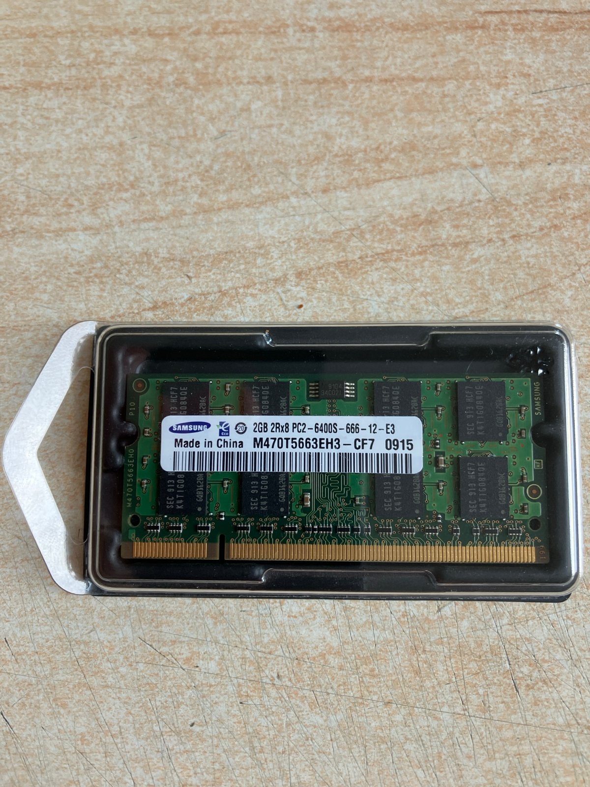 Samsung 2GB DDR2 Laptop RAM PC2-6400S, Verzenden, Gebruikt, DDR2, Laptop