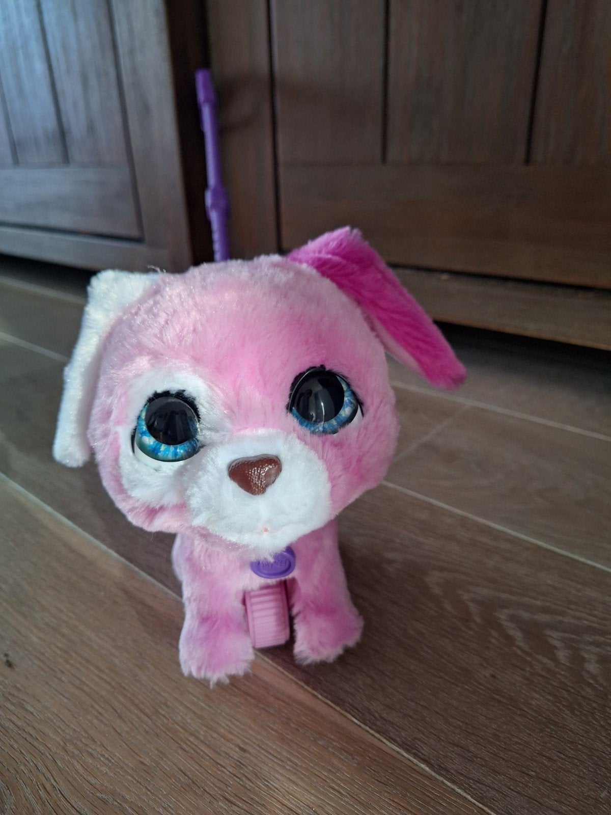 Speelgoed hondje aan stokje, Kinderen en Baby's, Ophalen, Zo goed als nieuw, Hond