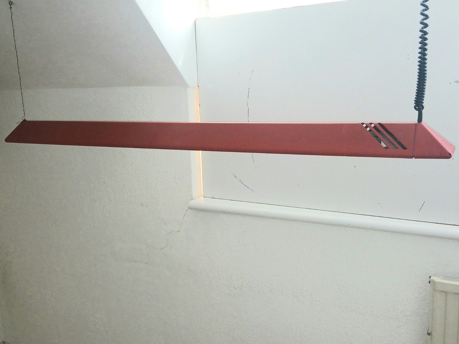 Design TL hanglamp, Ophalen, Zo goed als nieuw, Metaal, 80-er jaren design