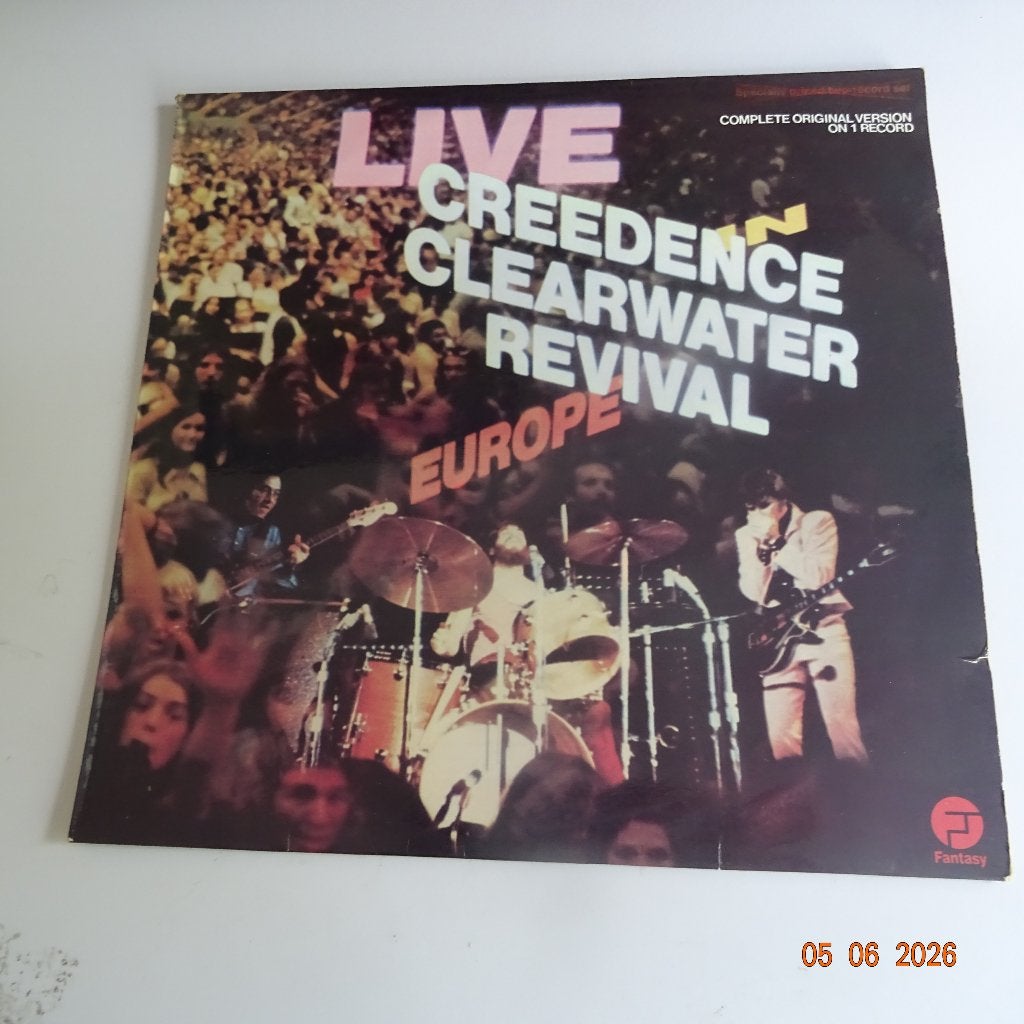Creedence Clearwater Revival - Live in Europe, Gebruikt, Verzenden, Originele persing, 1970 - 1979