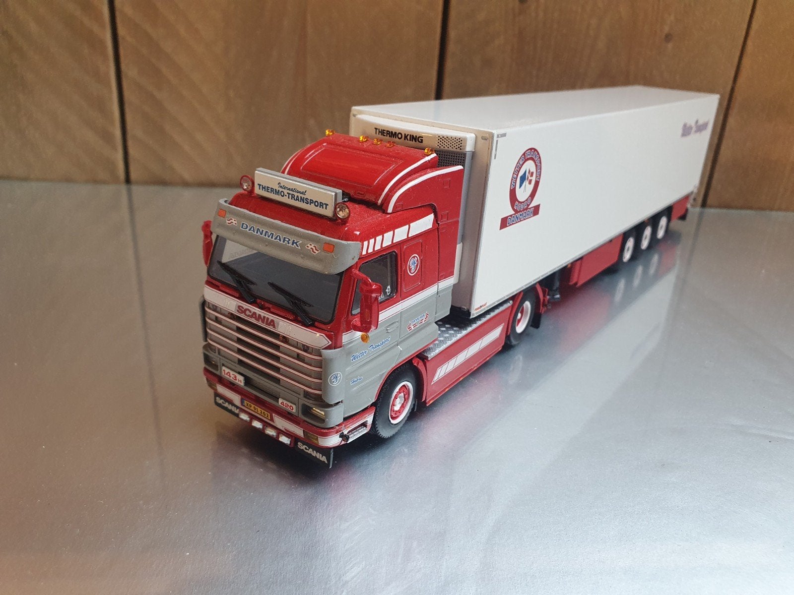 WSI Scania 143 Wetter Transport Danmark, Ophalen of Verzenden